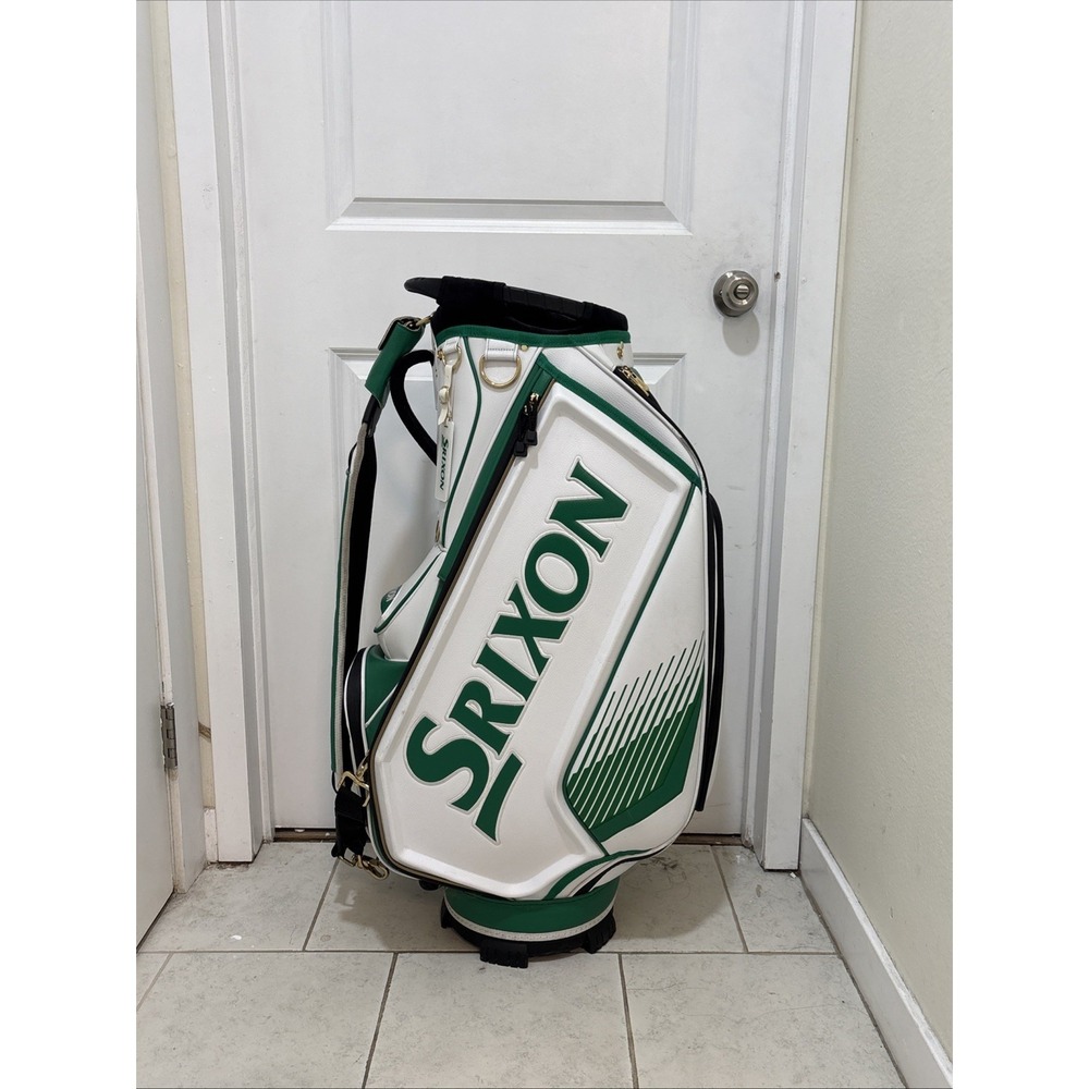 Srixon Golf Masters April Major Limited Edition 2023 Staff Bag White Green